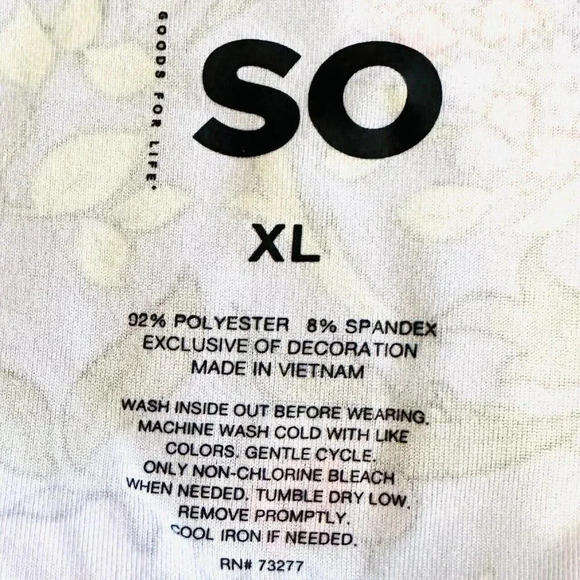 NWT SO GOODS FOR LIFE Juniors Sleeveless Neck Floral Blue Romper Dress Size XL - Picture 10 of 10